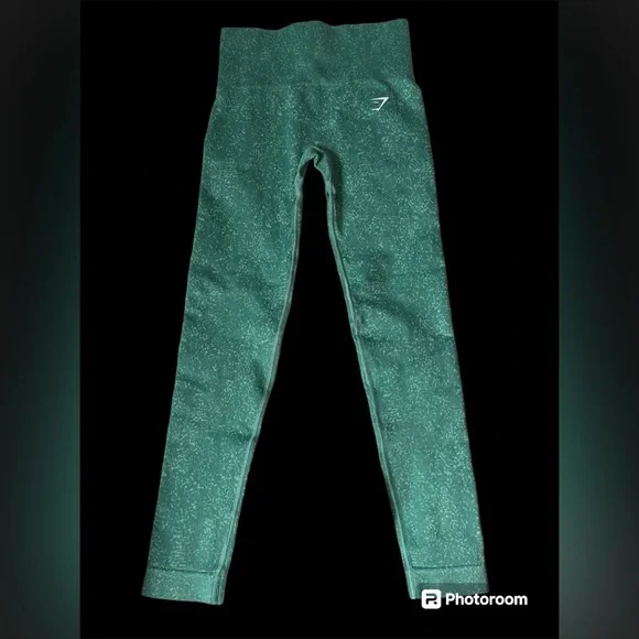 Gymshark seamless green speckled leggings - Picture 3 of 5